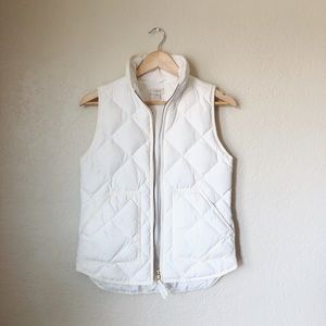 J. Crew Ivory Puffer
